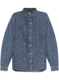 Kenzo Weave Loose Japanese denim shirt - Blue