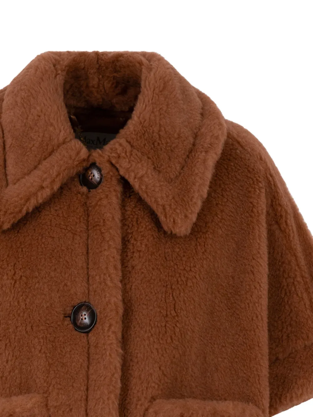 Max Mara Newterzo cape Bruin