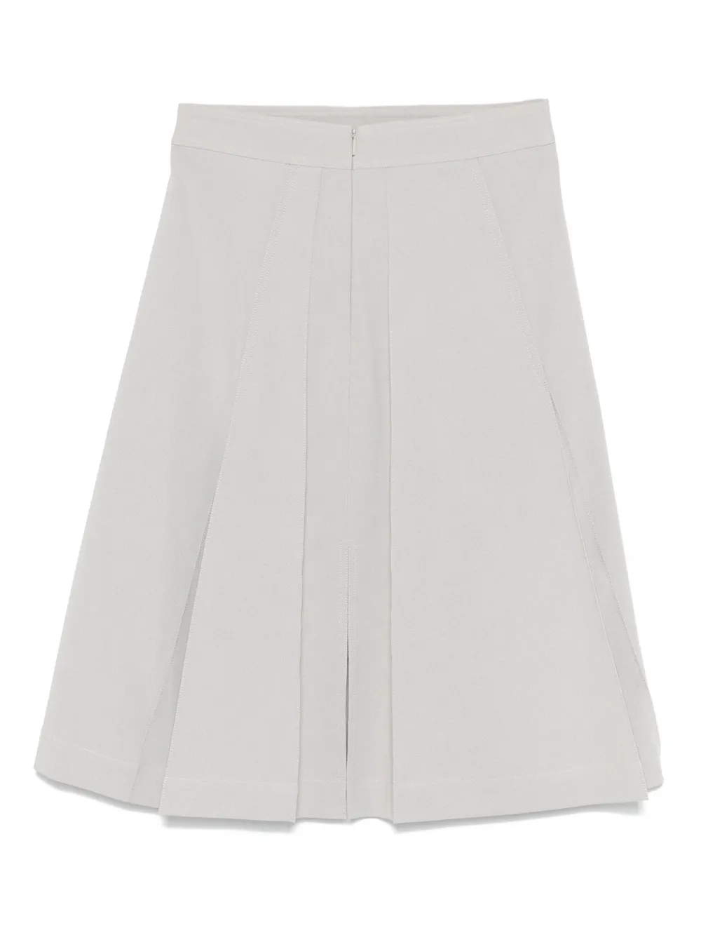 Ferragamo Midi-plooirok - Beige