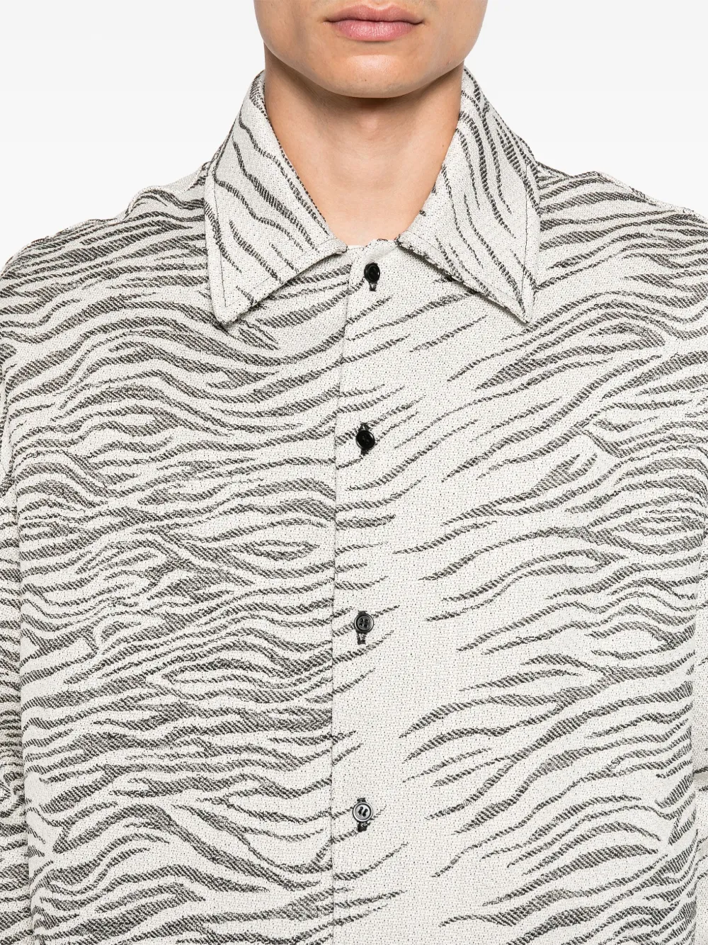 Jacquemus La Chemise Corto Shirt In Neutrals