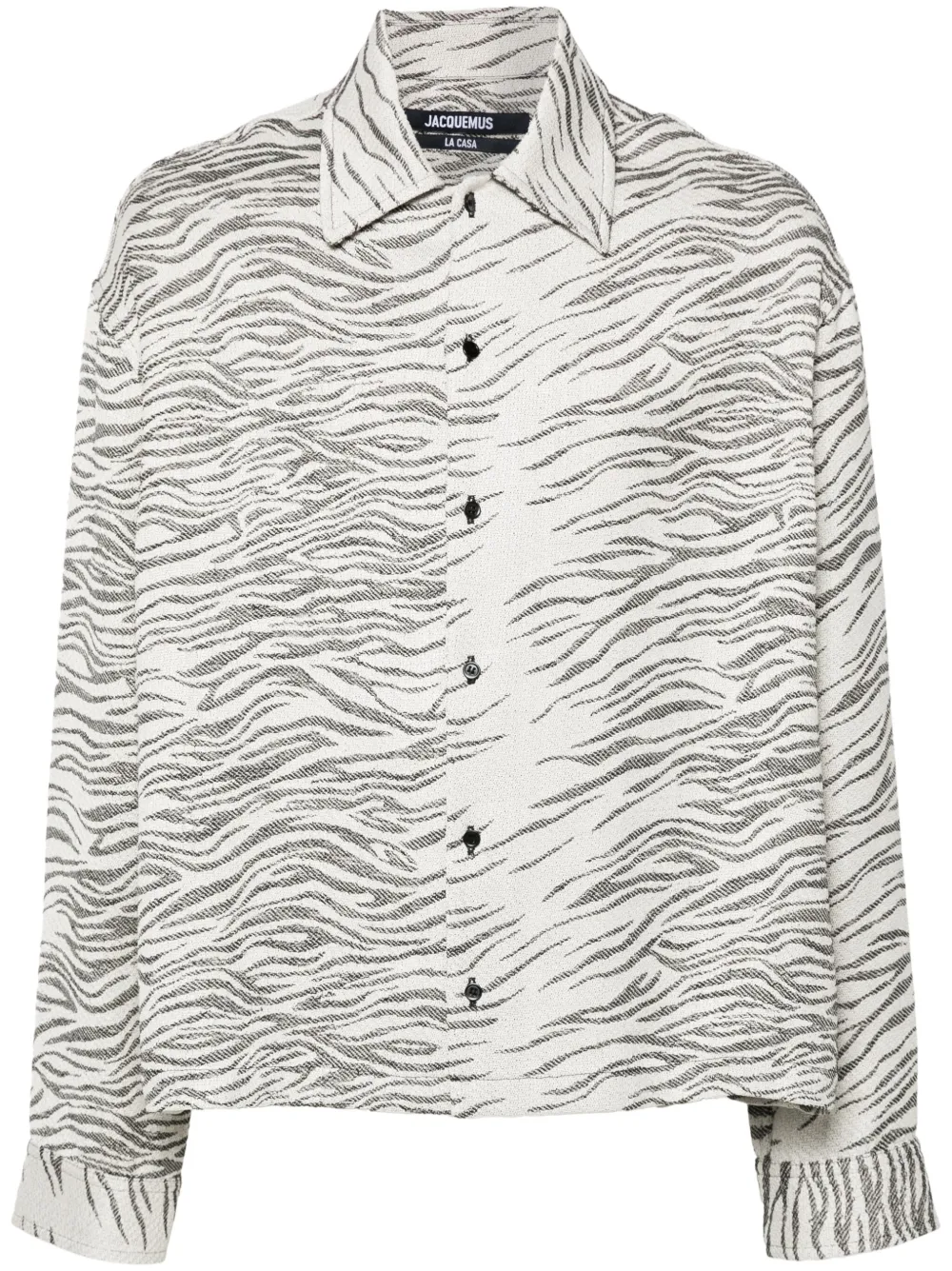 Jacquemus La chemise Corto overhemd Beige