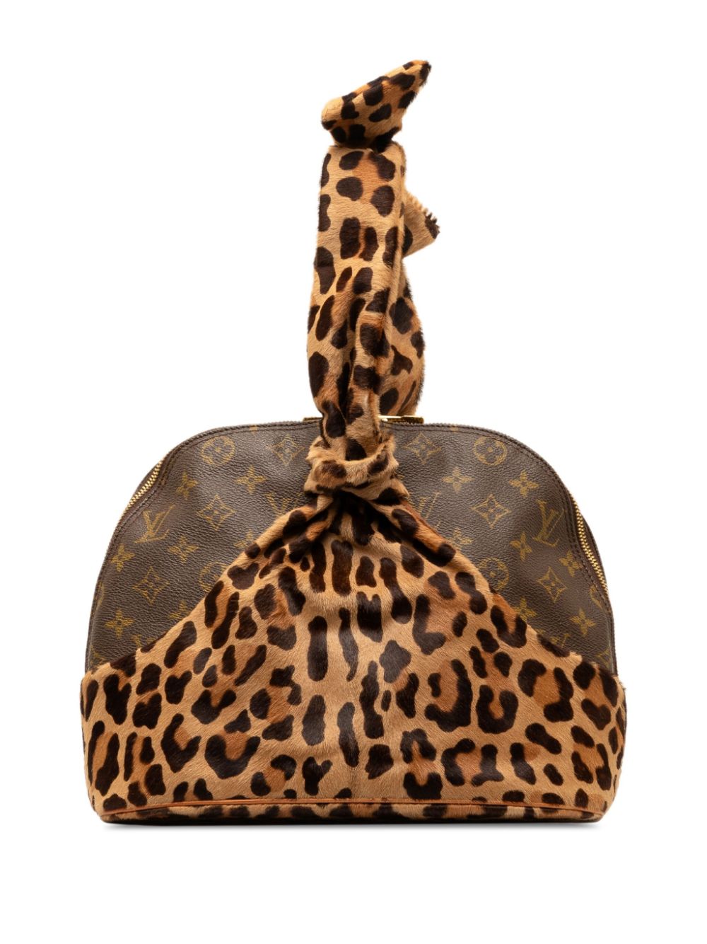 Louis Vuitton Pre-Owned 1996 Azzedine Alaia Monogram Leopard Alma handbag - Bruin