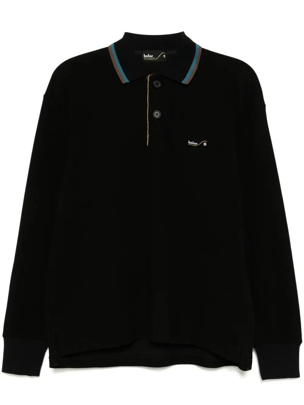 logo-embroidered polo shirt