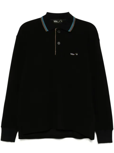 Kolor logo-embroidered polo shirt