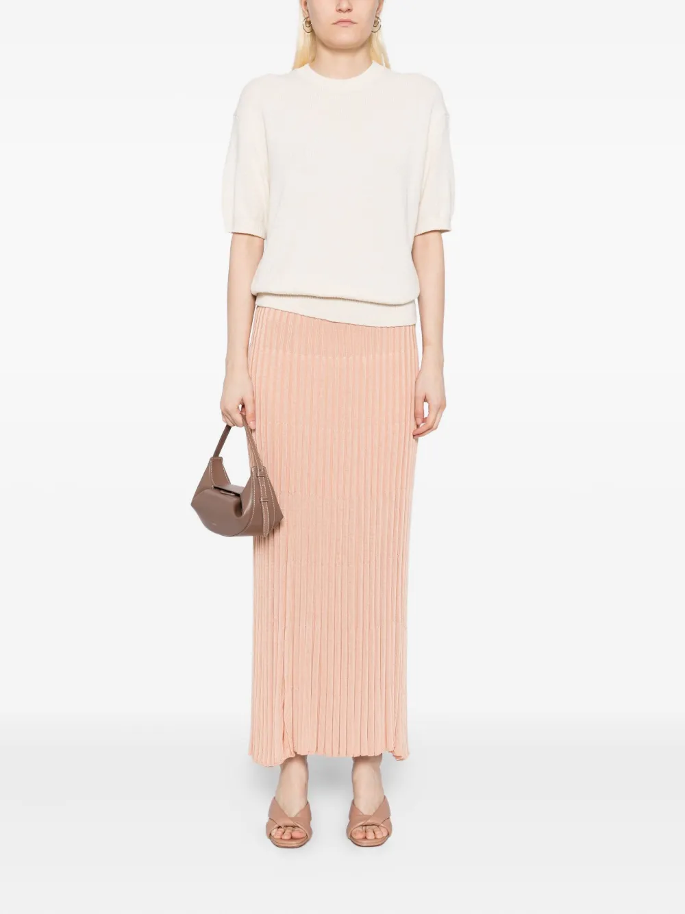 Theory knitted T-shirt Beige