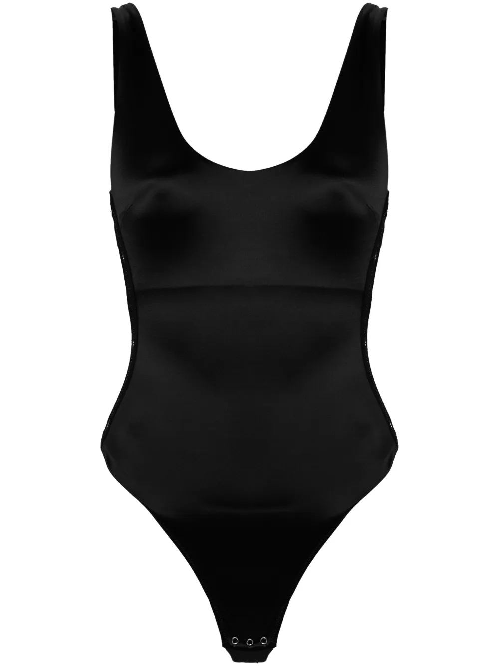 Elisabetta Franchi logo-bands bodysuit – Black