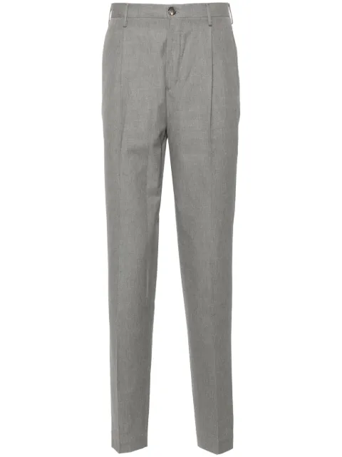 Incotex tapered-leg twill trousers