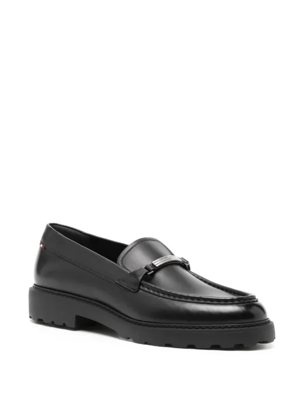 Bally leather loafer men Calf Leather Calf Leather Rubber 42.5 Black