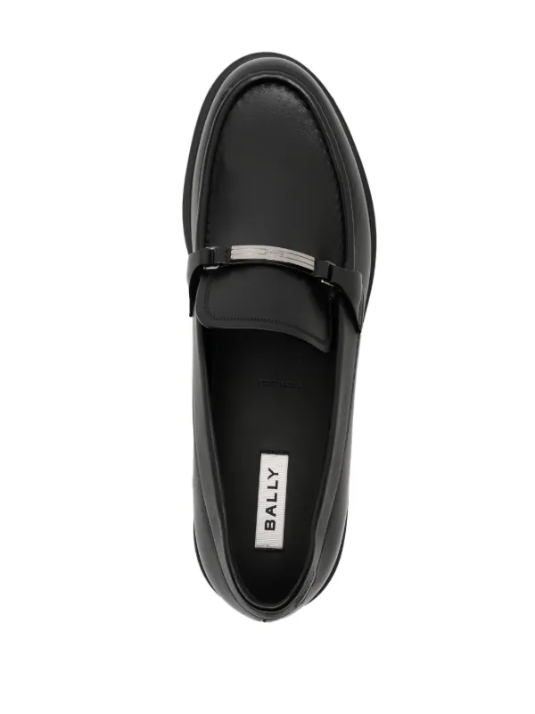 Bally leather loafer men Calf Leather Calf Leather Rubber 42.5 Black