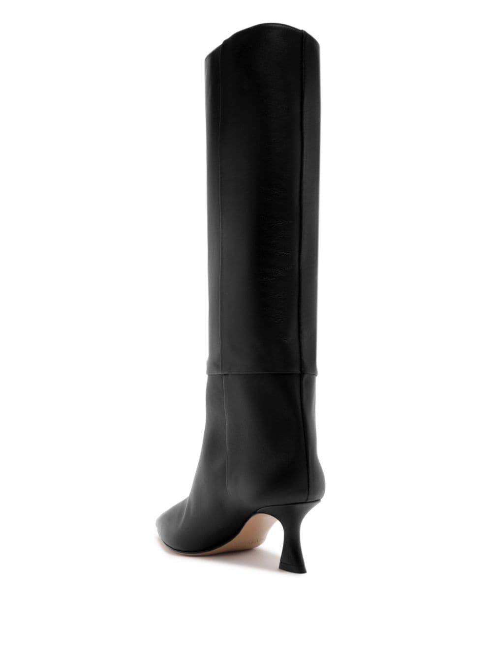 Shop Alexandre Birman 60mm Brena Knee-high Boots In Black