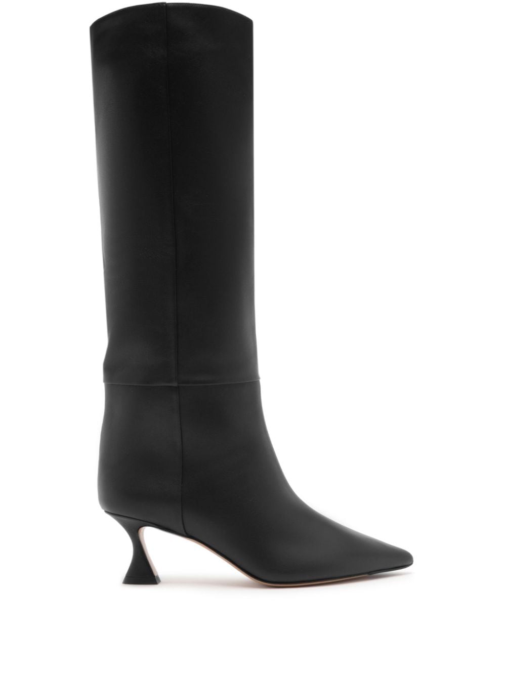 Shop Alexandre Birman 60mm Brena Knee-high Boots In Black