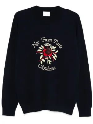 【関税&送料込】DROLE DE MONSIEUR Sweaters Black Sweatshirts & Hoodies