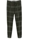 Incotex checkered trousers - Green