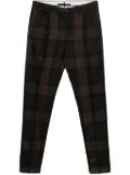 Incotex checkered trousers - Brown