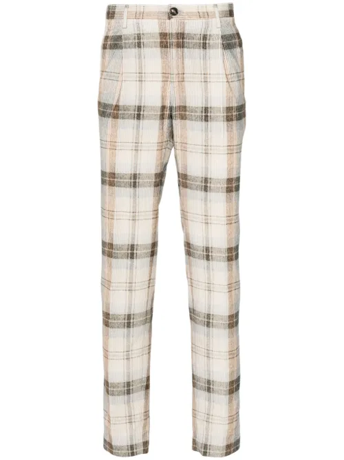 Pantalon en velours côtelé à coupe fuselée - Incotex - Modalova