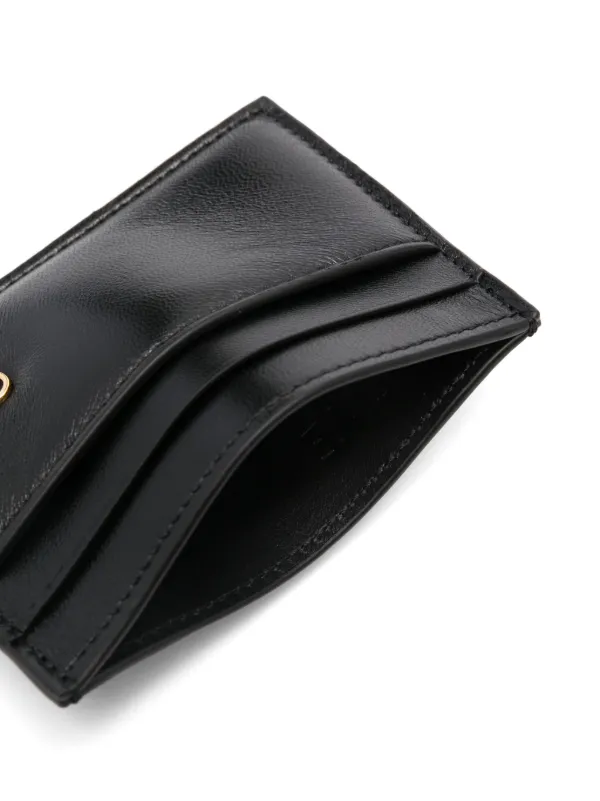 LOEWE Puffer Anagram Card Holder | Black | FARFETCH
