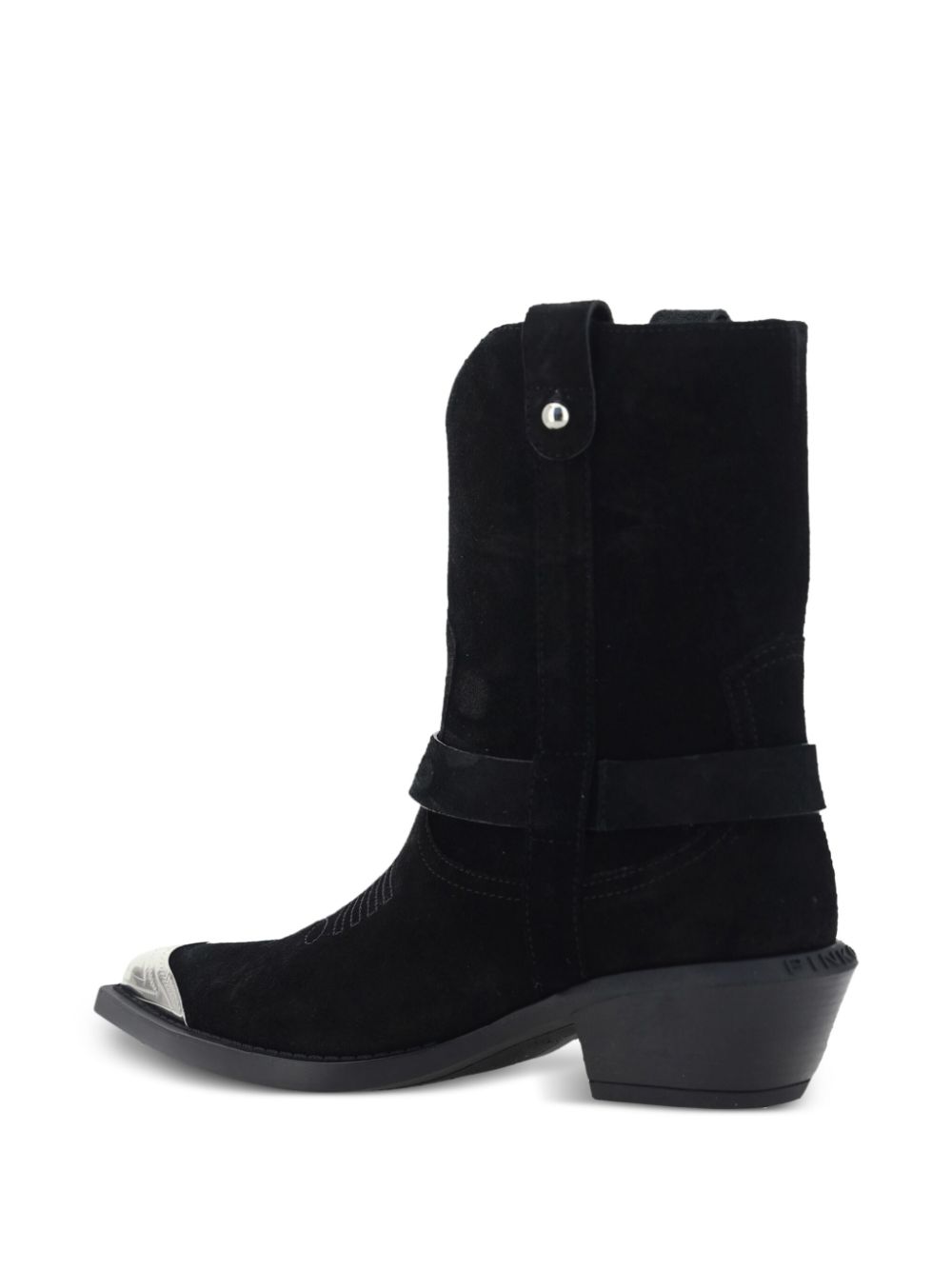 PINKO 55mm Texan ankle boots Black