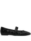 Roberto Festa sequin-embellished ballerinas - Black