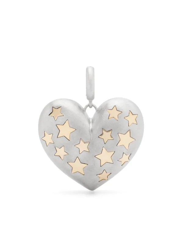 Lauren Rubinski 14kt Gold Paulette Pendant in Silver