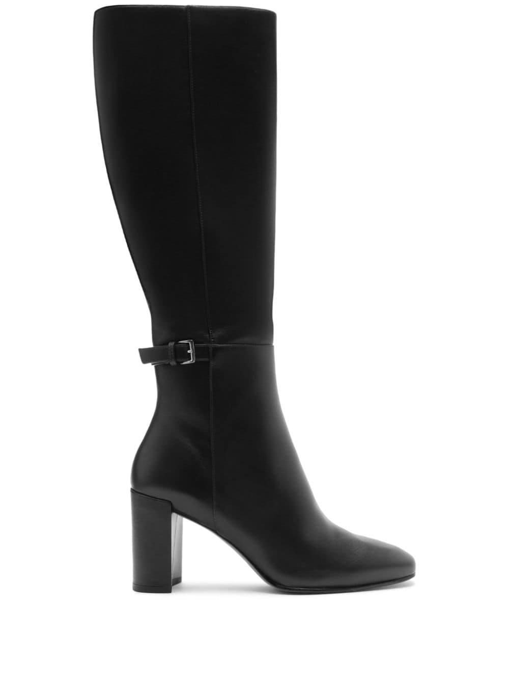 Shop Alexandre Birman 70mm Candance Knee-high Boots In Black