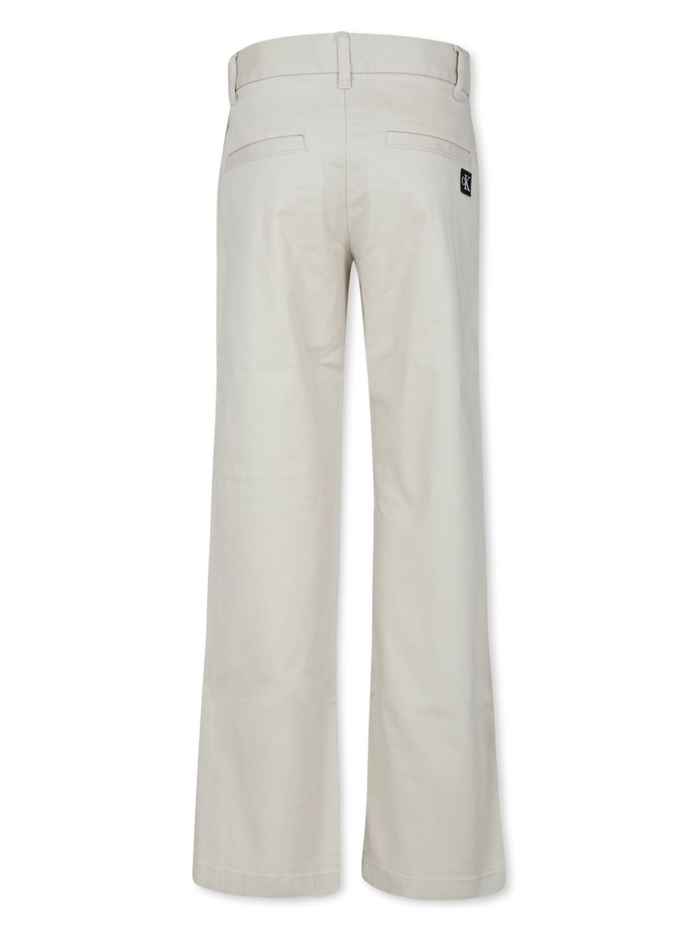 Calvin Klein Kids straight-leg trousers - Neutrals