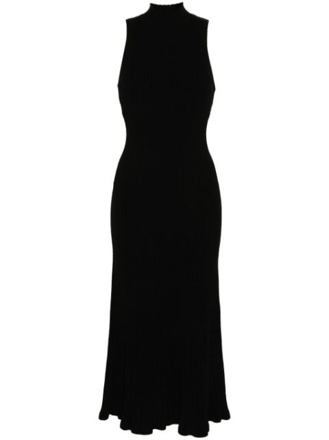 Alberta Ferretti ribbed-knit maxi dress