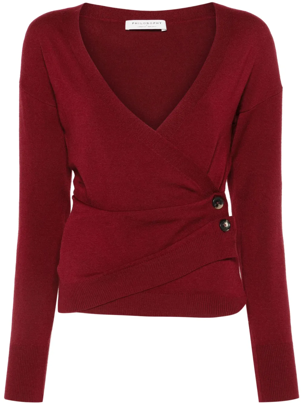 Philosophy Di Lorenzo Serafini Kasjmier vest Rood