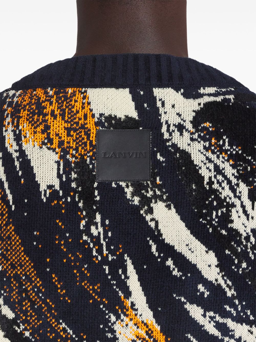 Lanvin Abstract Jacquard jumper Men