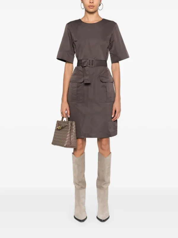オールインワン・サロペット Parosh Belted Mini Dress With Keyhole Back Detail Parosh Belted Mini Dress With Keyhole Back Detail | THE LIST
