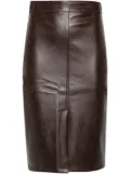 kaos pencil midi skirt - Brown