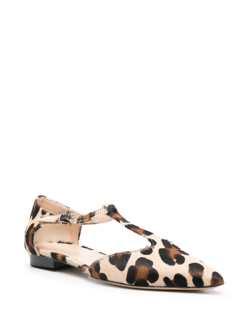 P.A.R.O.S.H. Animalier ballerina's - Beige