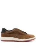 Fratelli Rossetti suede low top trainer - Brown