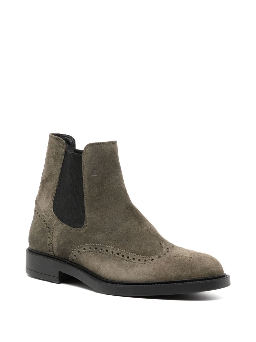 Fratelli Rossetti suede chelsea boots - Groen