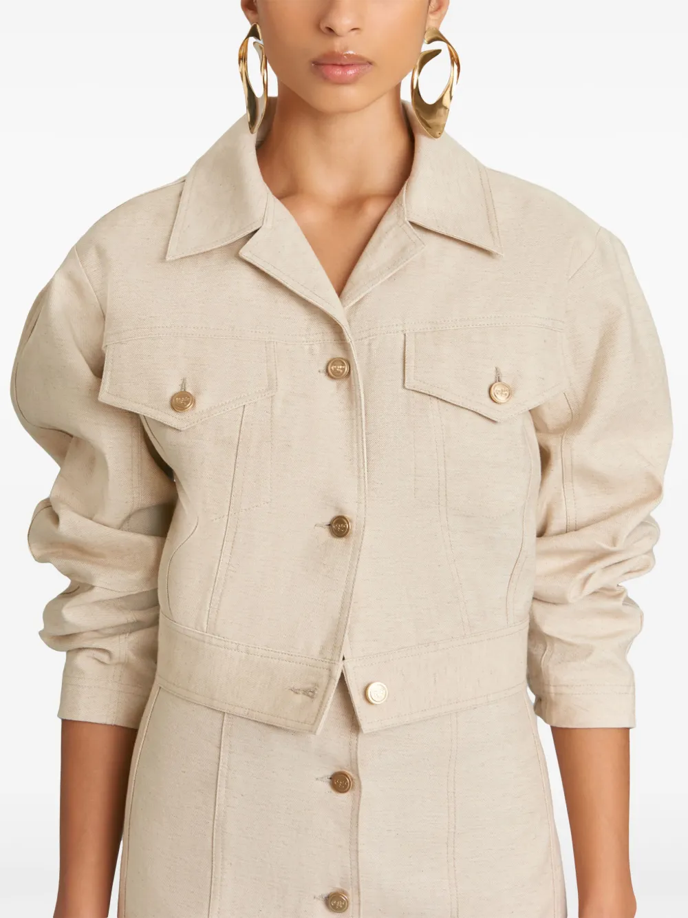 Cult Gaia Daphne jacket - Neutrals