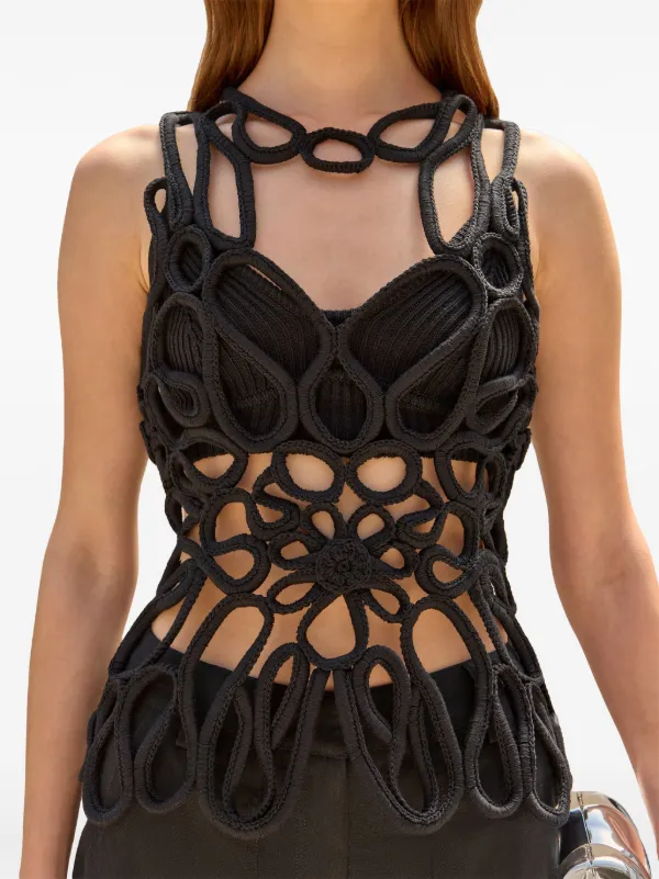 cult gaia danica crochet dress Danica Crochet Midi Dress