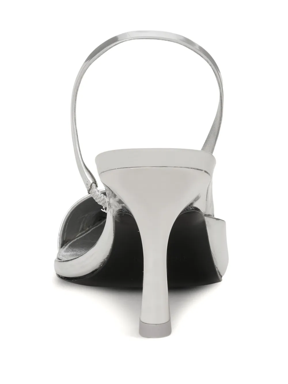 Cult Gaia 89mm Persia Slingback Pumps In Silver