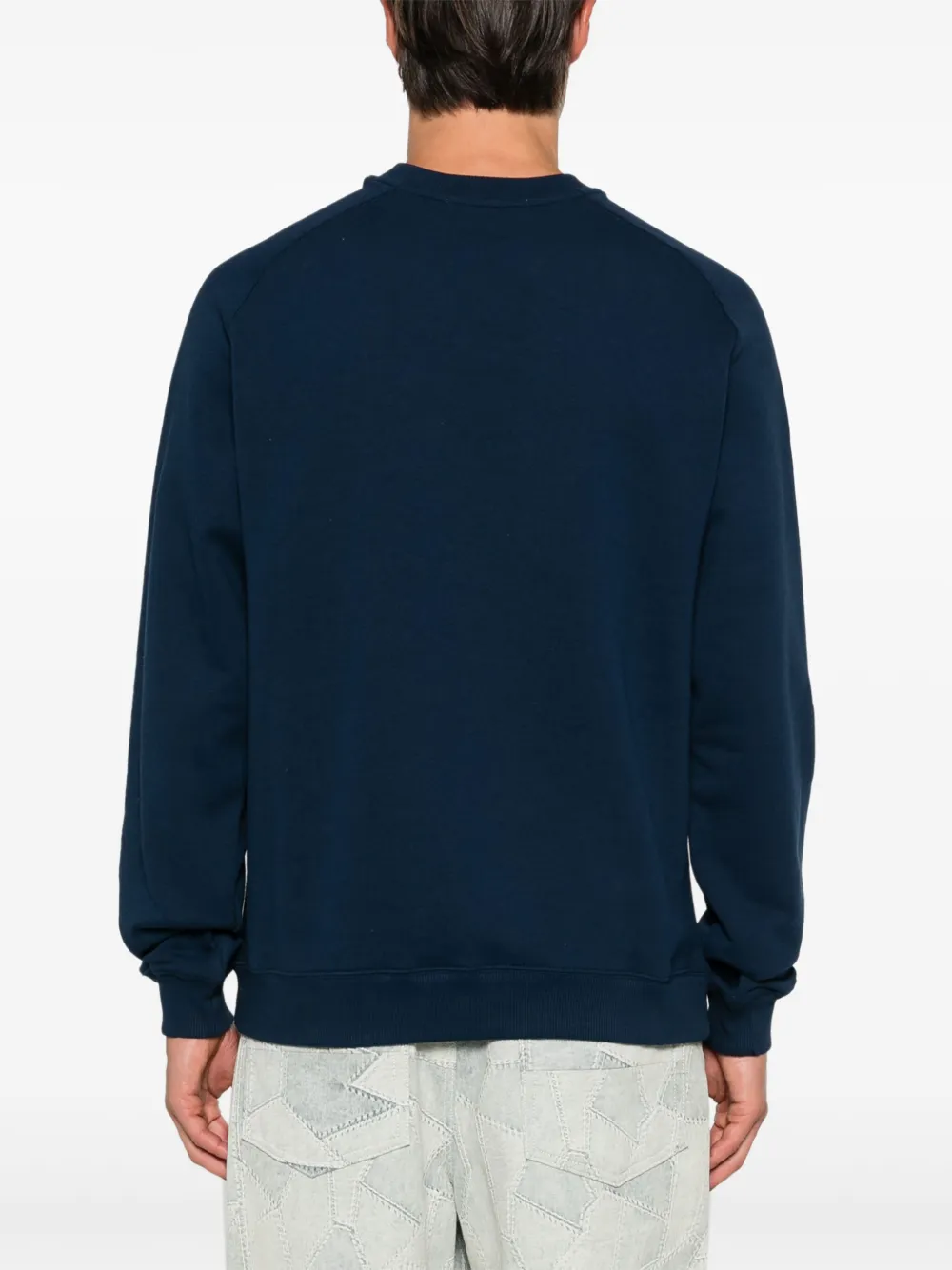 MSGM Sweater met logoprint Blauw