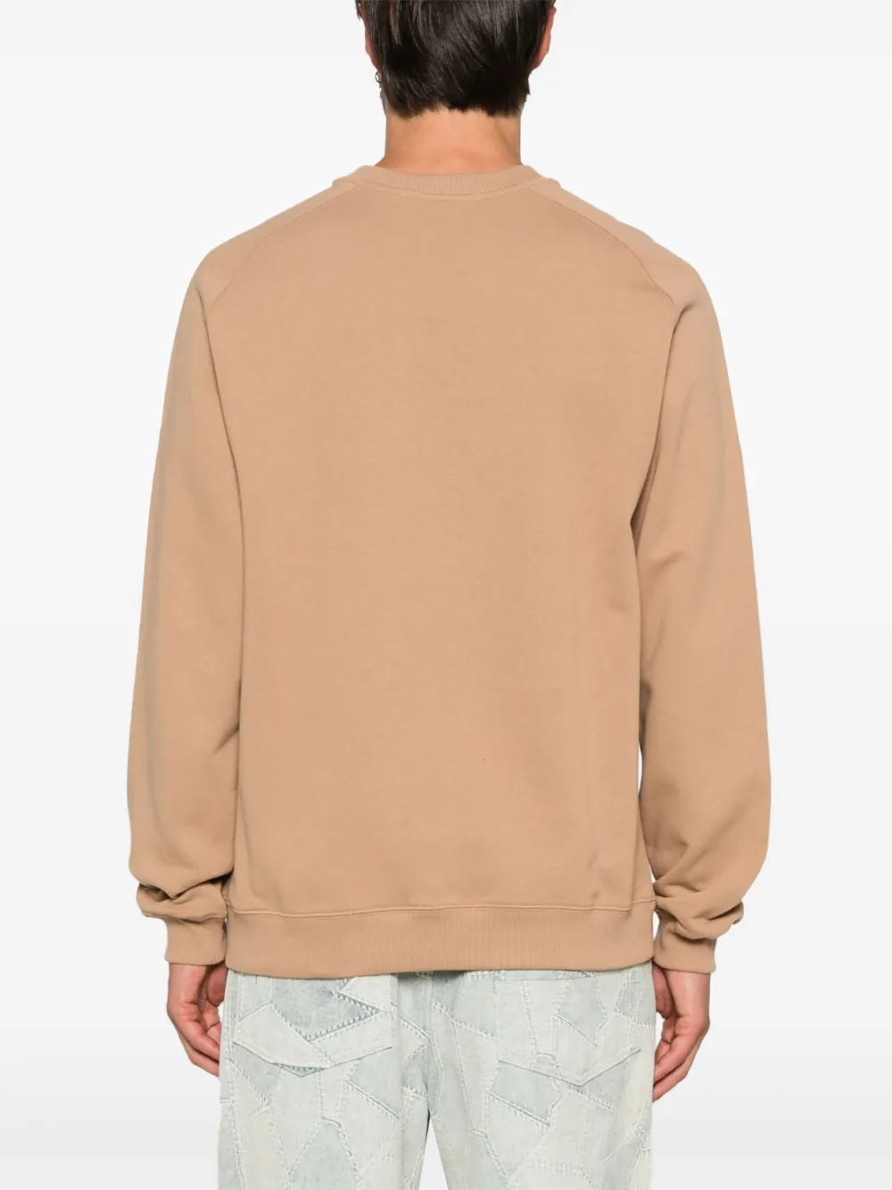 MSGM Sweater met logoprint Bruin
