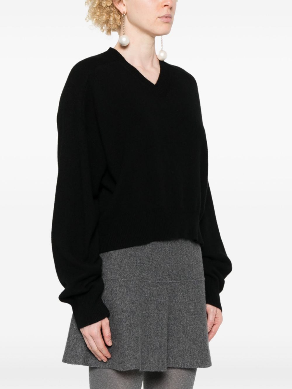 Shop Loulou Studio Cashmere Top In Black