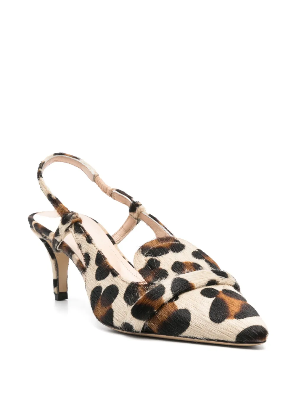 P.A.R.O.S.H. 70mm leopard-print slingback pumps | Heeled Pumps | Image 2
