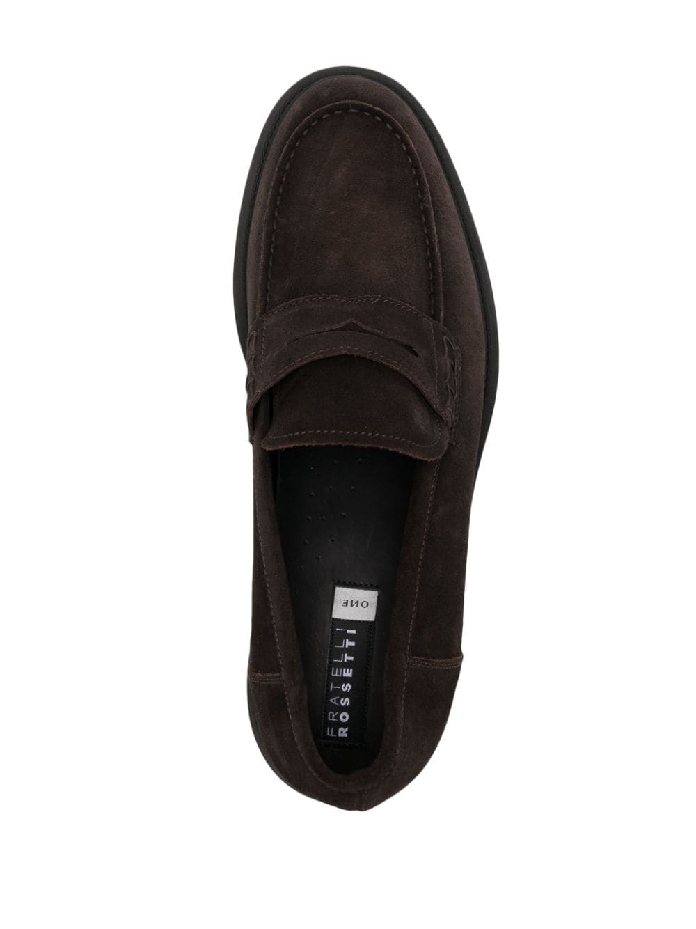 Shop Fratelli Rossetti Suede Loafers In Brown