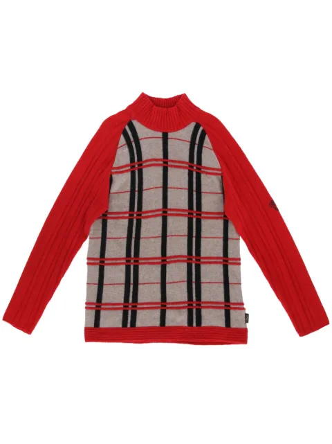 Versace Pre-Owned 2000s checked jumper