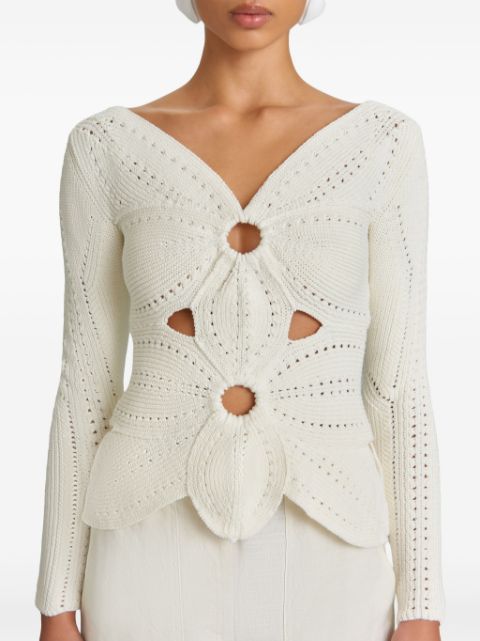 Cult Gaia Lule crochet top Women