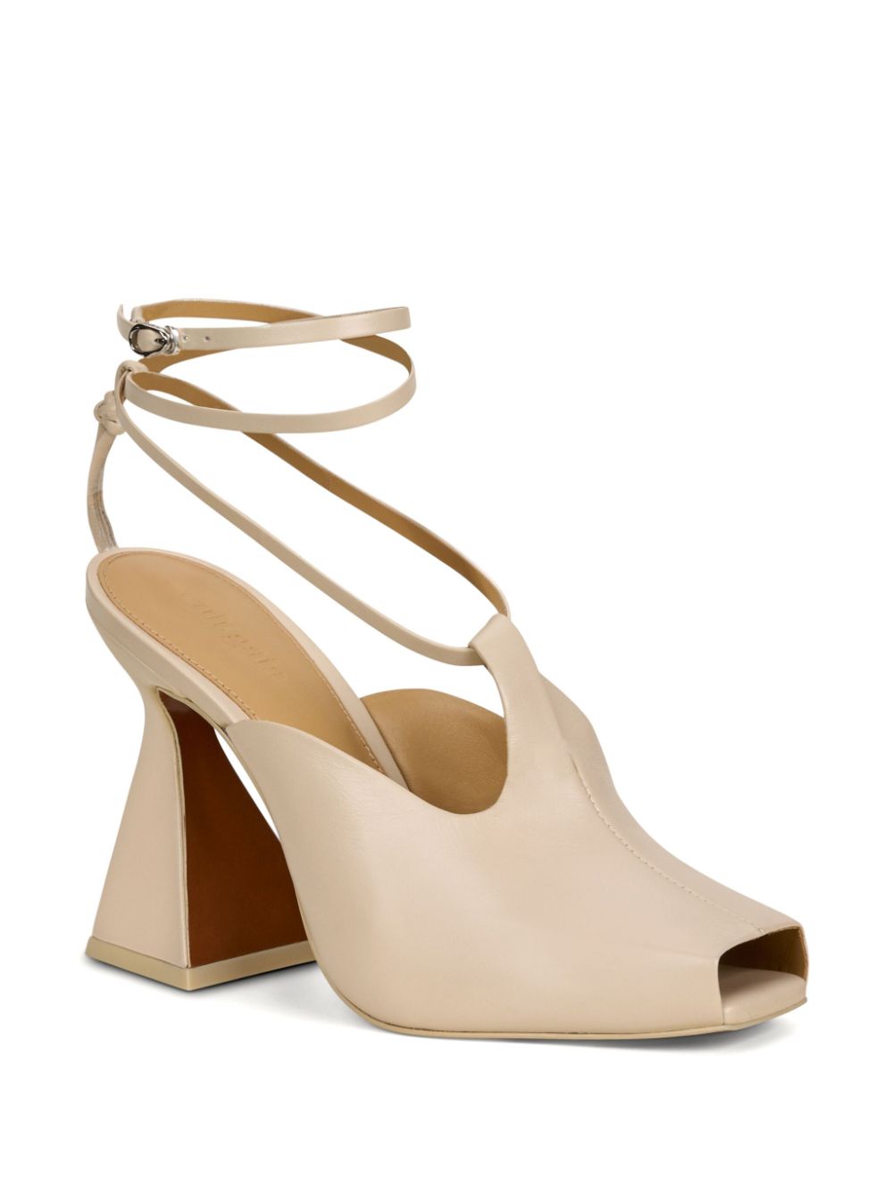 Cult Gaia 102mm Lorena muiltjes - Beige