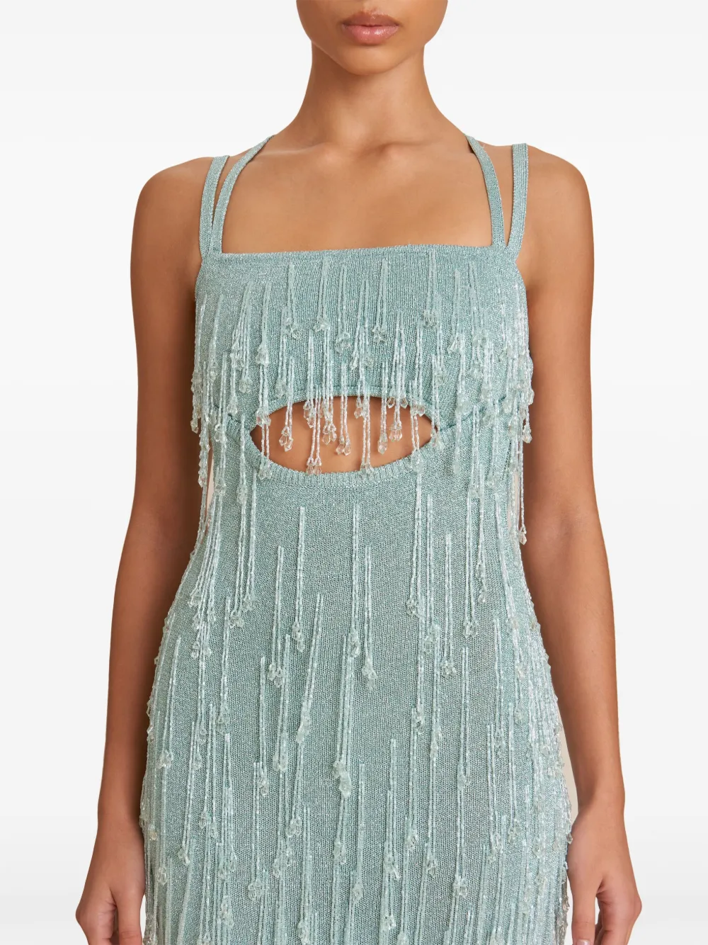 Cult Gaia Catia midi-jurk Blauw