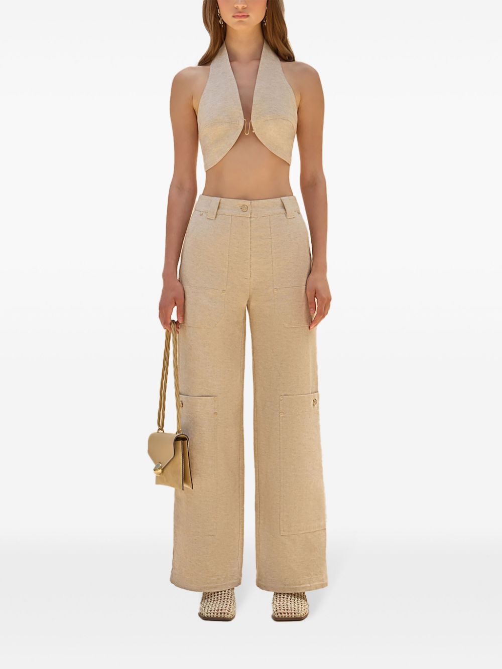 Cult Gaia Wynn broek - Beige