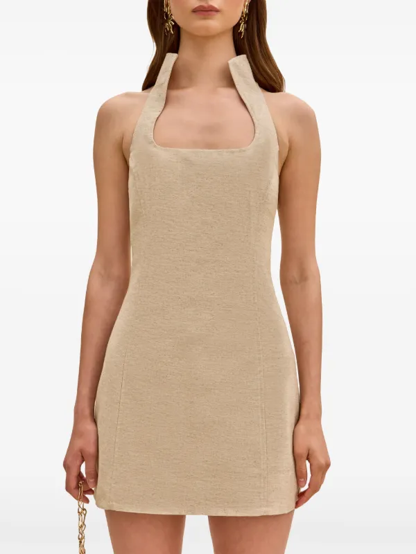 cult gaia beige dress FERNANDA DRESS main image 0