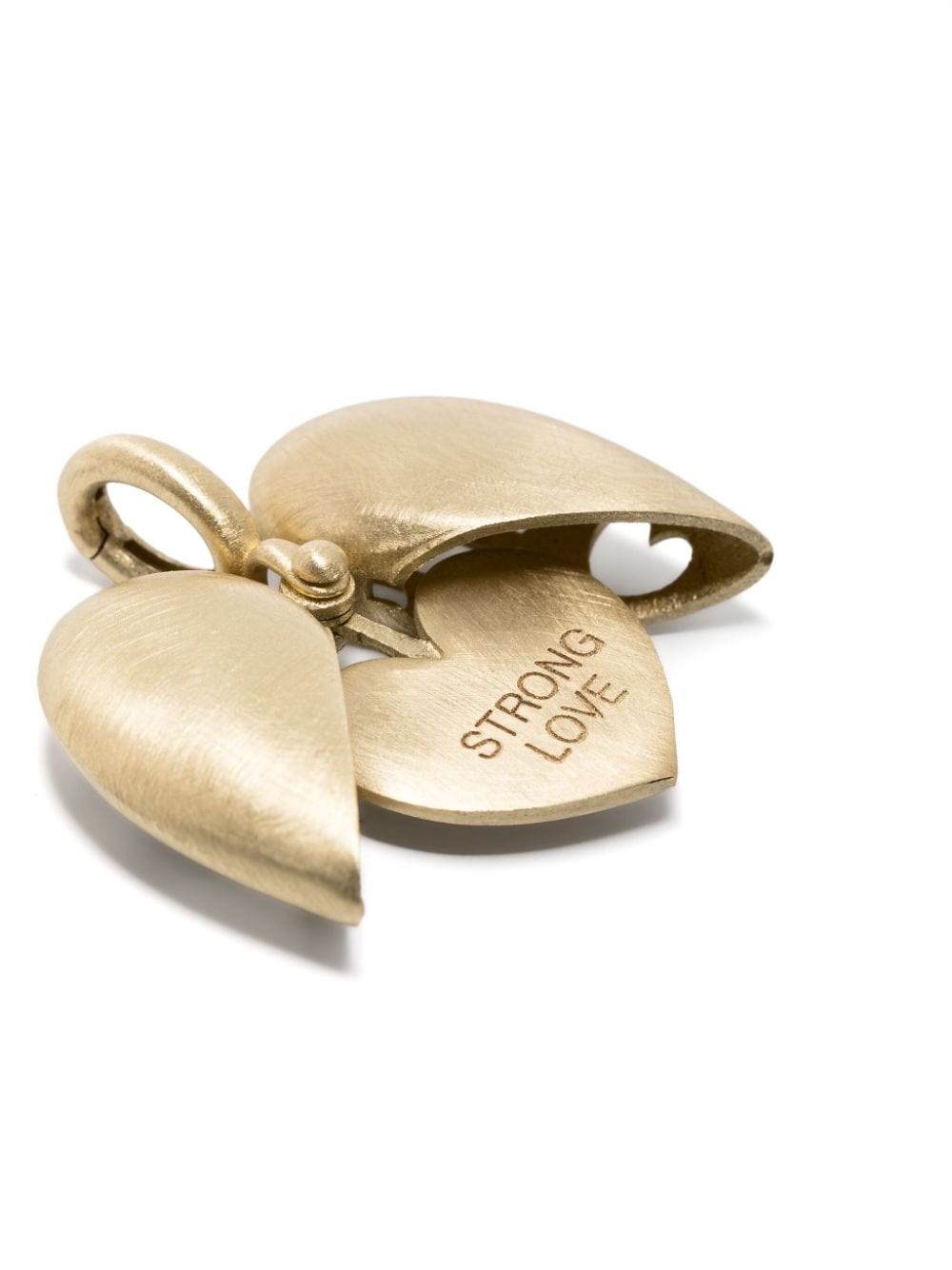 Lauren Rubinski 14kt geelgouden Paulette Open Heart hanger