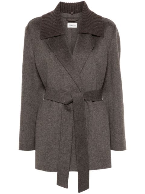 P.A.R.O.S.H. wool cardi-coat