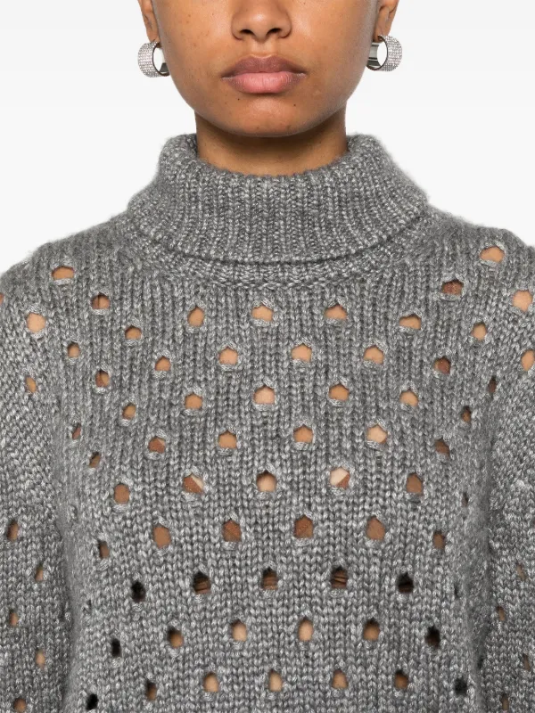 Kiton オープンニット セーター | グレー | FARFETCH JP